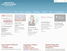 Tablet Screenshot of ananews.com